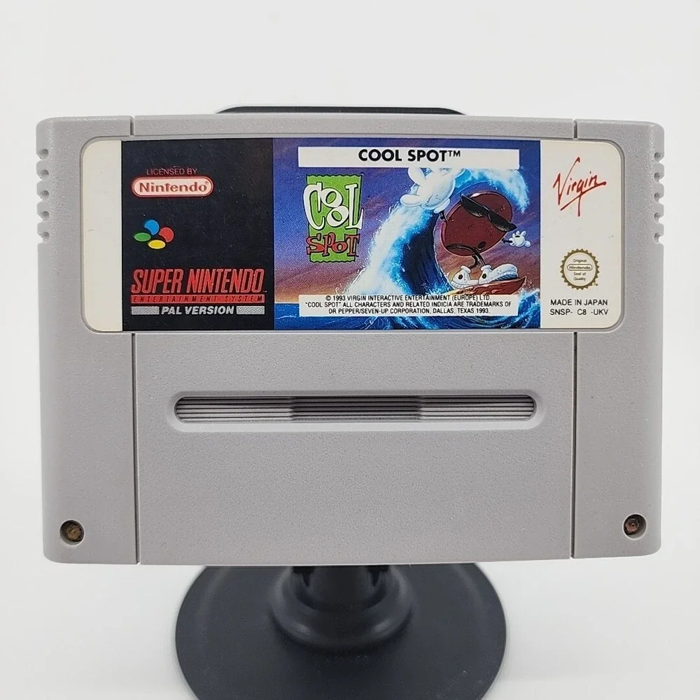Cool Spot (Super Nintendo, 1993) PAL Version European Cartridge - US SELLER
